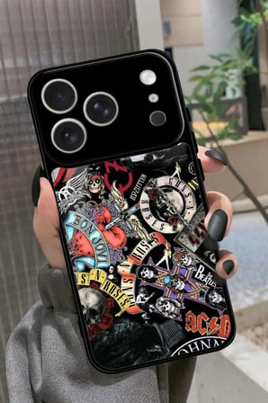 Apple iPhone 17 Pro Uyumlu Poster Tasarımlı Parlak Silikon Kılıf