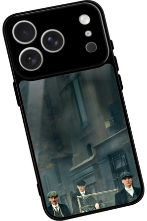 Apple iPhone 17 Pro Uyumlu Peaky Blinders Tasarımlı Parlak Silikon Kılıf
