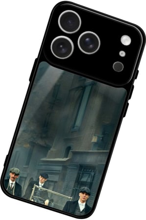 Apple iPhone 17 Pro Uyumlu Peaky Blinders Tasarımlı Parlak Silikon Kılıf