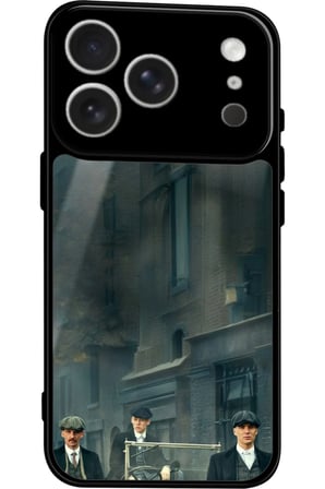 Apple iPhone 17 Pro Uyumlu Peaky Blinders Tasarımlı Parlak Silikon Kılıf