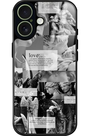 Apple iPhone 17 Uyumlu Love Tasarımlı Parlak Silikon Kılıf