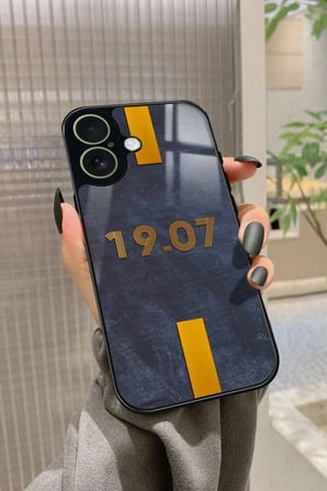 Apple iPhone 17 Uyumlu 1907 Yazılı Parlak Silikon Kılıf
