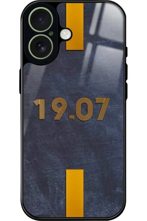 Apple iPhone 17 Uyumlu 1907 Yazılı Parlak Silikon Kılıf