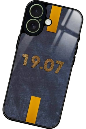 Apple iPhone 17 Uyumlu 1907 Yazılı Parlak Silikon Kılıf