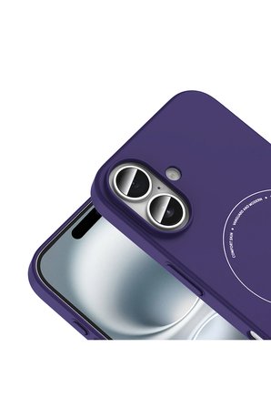 Apple iPhone 18 Uyumlu Kılıf Magesafe Özellikli Sert PC Zr-Elio