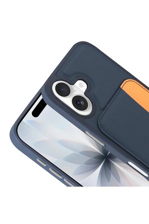 iPhone 18 Kılıf Kartlıklı Silikon Kapak Zr-XKart