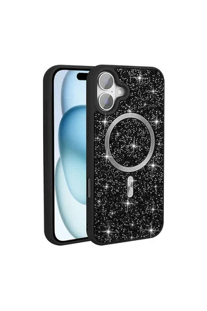 Apple iPhone 18 Kılıf M-safe Şarj Özellikli Kamera Standlı Zr-Notron