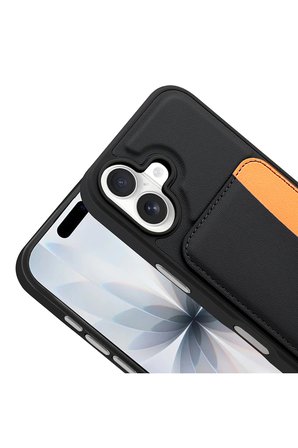 iPhone 18 Kılıf Kartlıklı Silikon Kapak Zr-XKart