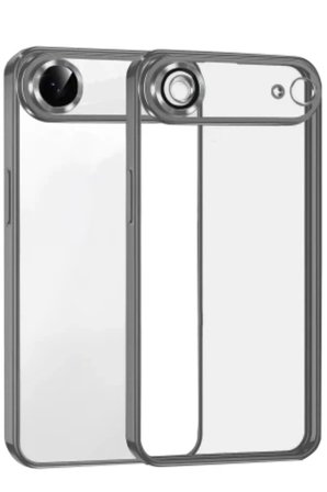 iPhone 18 Air Kılıf Silikon Lazer Lensli Kamera Korumalı Azn-Rzr