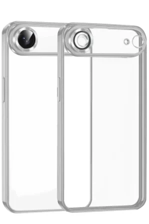 iPhone 18 Air Kılıf Silikon Lazer Lensli Kamera Korumalı Azn-Rzr