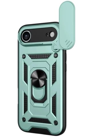iPhone 18 Air Kılıf Standlı Kamera Korumalı Tank Kapak Azn-Pars