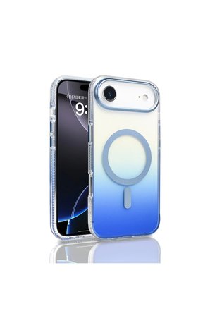 Apple iPhone 18 Air Kılıf M-safe Şarj Özellikli Transparan Renk Geçişli Zr-Toros