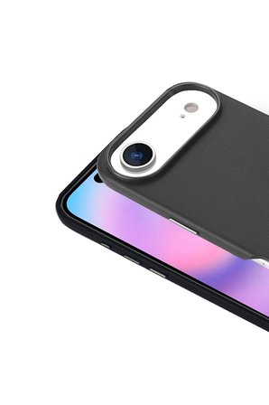 Apple iPhone 18 Air Kılıf M-safe Şarj Özellikli PU Deri Görünümlü Zr-Kupra