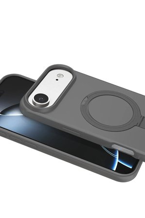Apple iPhone 18 Air Kılıf MgSafe Özellikli Standlı Kapak Azn-Regal