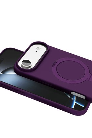 Apple iPhone 18 Air Kılıf MgSafe Özellikli Standlı Kapak Azn-Regal