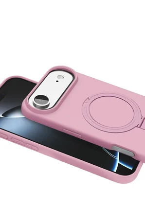 Apple iPhone 18 Air Kılıf MgSafe Özellikli Standlı Kapak Azn-Regal