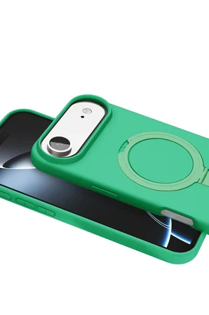 Apple iPhone 18 Air Kılıf MgSafe Özellikli Standlı Kapak Azn-Regal