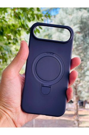 Apple iPhone 18 Air Kılıf MgSafe Özellikli Standlı Pastel Renkler Azn-Reggal