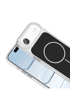 Apple iPhone 18 Air Kılıf Metal Buton Tasarımlı Zr-ikonik