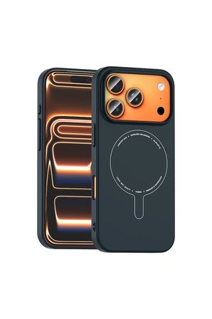 Apple iPhone 18 Pro Uyumlu Kılıf Magesafe Özellikli Sert PC Zr-Elio