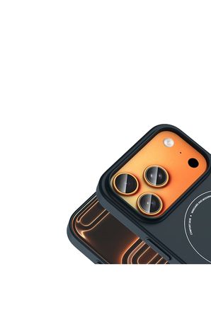 Apple iPhone 18 Pro Uyumlu Kılıf Magesafe Özellikli Sert PC Zr-Elio