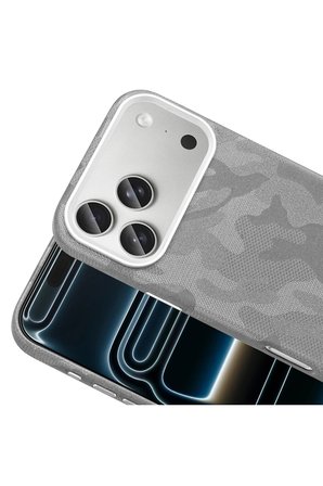 Apple iPhone 18 Pro Uyumlu Kılıf Magesafe Şarj Özellikli Kamuflaj Zr-Sera