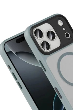 iPhone 18 Pro Kılıf M-Safe Şarj Özellikli Azn-Megane
