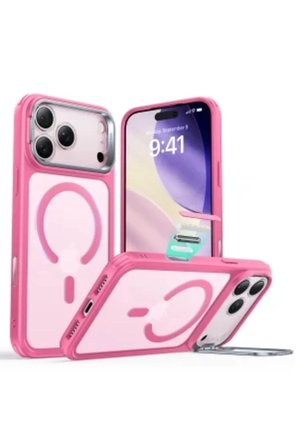 iPhone 18 Pro Kılıf M-Safe Şarj Özellikli Standlı Premium Azn-EsrClassic