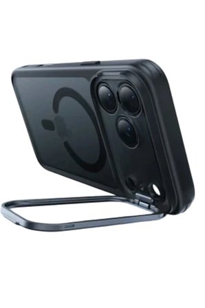 iPhone 18 Pro Kılıf M-Safe Şarj Özellikli Standlı Premium Azn-EsrClassic