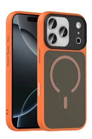 iPhone 18 Pro Kılıf M-Safe Şarj Özellikli Azn-Megane