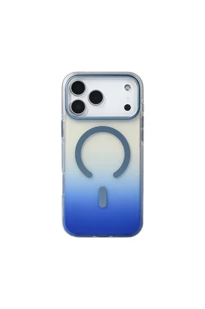 Apple iPhone 18 Pro Kılıf M-safe Şarj Özellikli Transparan Renk Geçişli Zr-Toros