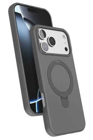 Apple iPhone 18 Pro Kılıf MgSafe Özellikli Standlı Kapak Azn-Regal