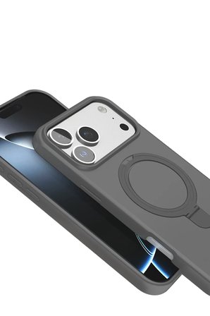 Apple iPhone 18 Pro Kılıf MgSafe Özellikli Standlı Kapak Azn-Regal
