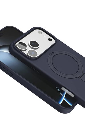 Apple iPhone 18 Pro Kılıf MgSafe Özellikli Standlı Kapak Azn-Regal