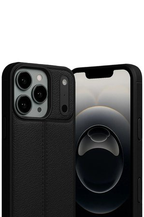 Apple iPhone 18 Pro Kılıf Deri Görünümlü Focus Silikon Azn-Niss
