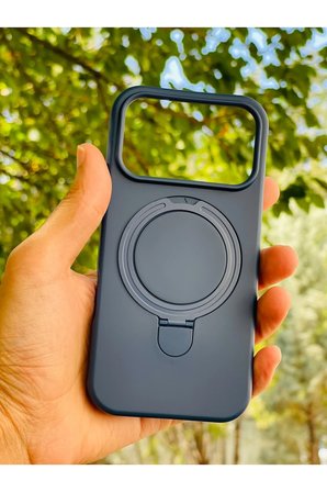Apple iPhone 18 Pro Kılıf MgSafe Özellikli Standlı Pastel Renkler Azn-Reggal