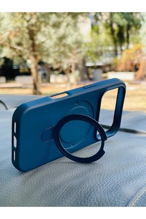 Apple iPhone 18 Pro Kılıf MgSafe Özellikli Standlı Pastel Renkler Azn-Reggal