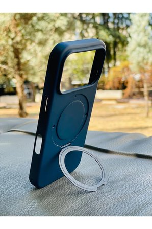 Apple iPhone 18 Pro Kılıf MgSafe Özellikli Standlı Pastel Renkler Azn-Reggal