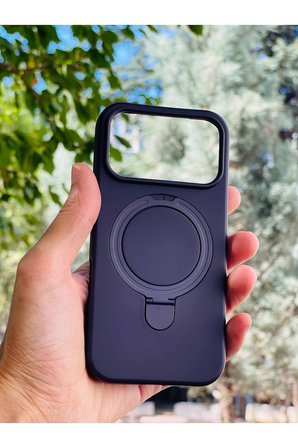 Apple iPhone 18 Pro Kılıf MgSafe Özellikli Standlı Pastel Renkler Azn-Reggal
