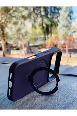 Apple iPhone 18 Pro Kılıf MgSafe Özellikli Standlı Pastel Renkler Azn-Reggal