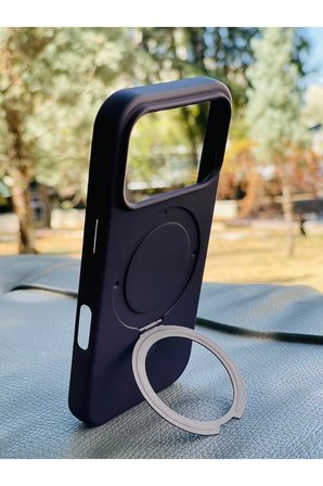 Apple iPhone 18 Pro Kılıf MgSafe Özellikli Standlı Pastel Renkler Azn-Reggal