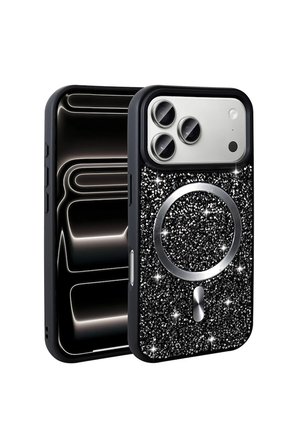 iPhone 18 Pro Kılıf Pırlanta Tasarımlı M-safe Şarj Zr-Mozaik