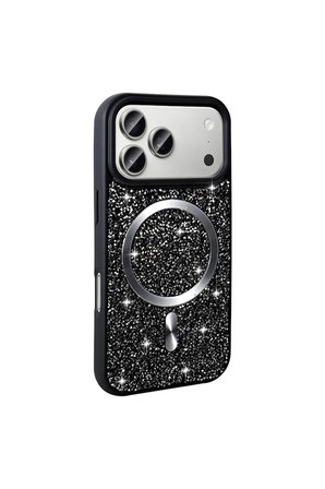 iPhone 18 Pro Kılıf Pırlanta Tasarımlı M-safe Şarj Zr-Mozaik