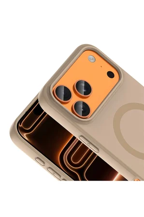 Apple iPhone 18 Pro Max Uyumlu Kılıf Magesafe Özellikli Mat Siilikon Zr-Aris