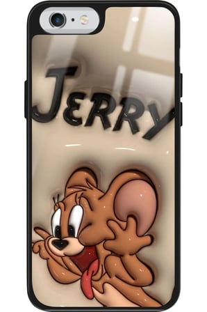 Apple iPhone 6 Plus Uyumlu Tom And Jerry Tasarımlı Parlak Silikon Kılıf