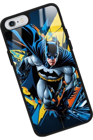Apple iPhone 6 Plus Uyumlu Batman Tasarımlı Parlak Silikon Kılıf