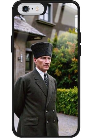 Apple iPhone 6 Plus Uyumlu Atatürk Tasarımlı Parlak Silikon Kılıf