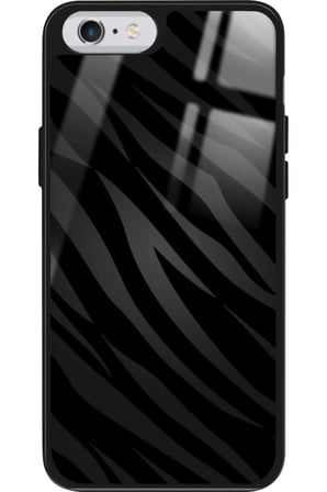 Apple iPhone 6s Plus Uyumlu Zebra Tasarımlı Parlak Silikon Kılıf