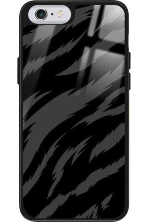 Apple iPhone 6s Plus Uyumlu Zebra Tasarımlı Parlak Silikon Kılıf