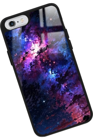 Apple iPhone 6s Plus Uyumlu Soyut Sanat Tasarımlı Parlak Silikon Kılıf